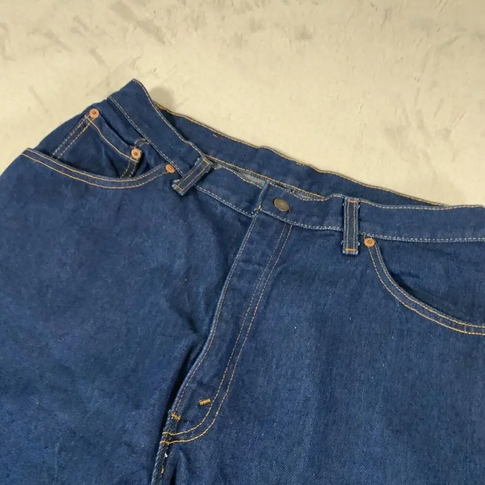 Levi’s 18505-0214 Jeans 30x36‎ Blue Vintage 80s High Rise Straight Leg Dark Wash